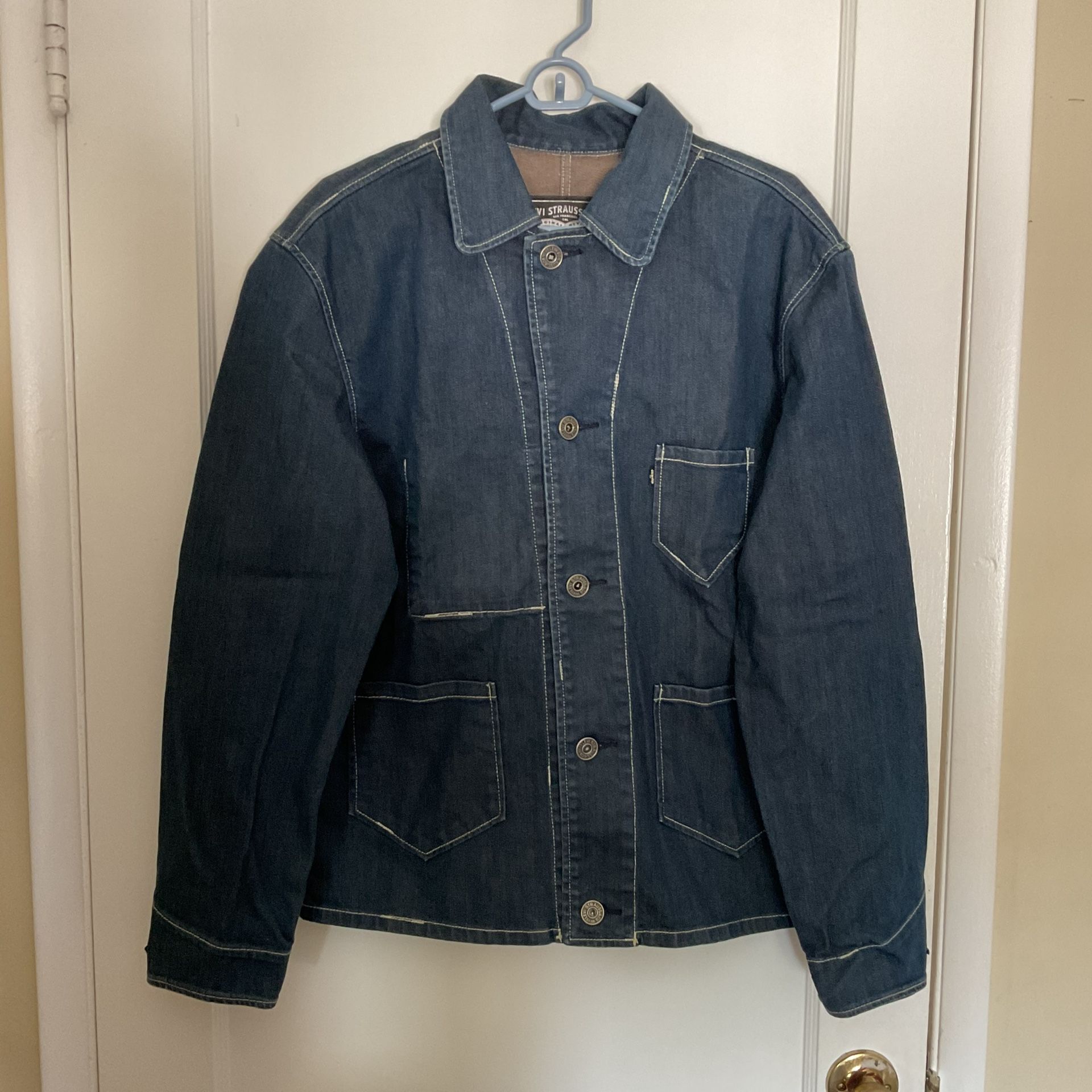 Vintage Levi’s BLACK TAB Denim Jacket Men’s Large – RARE, Excellent Condition