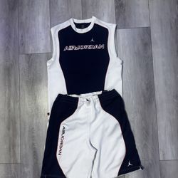 2005 Vintage Air Jordan 20th Anniversary Basketball Set Jersey Shorts 