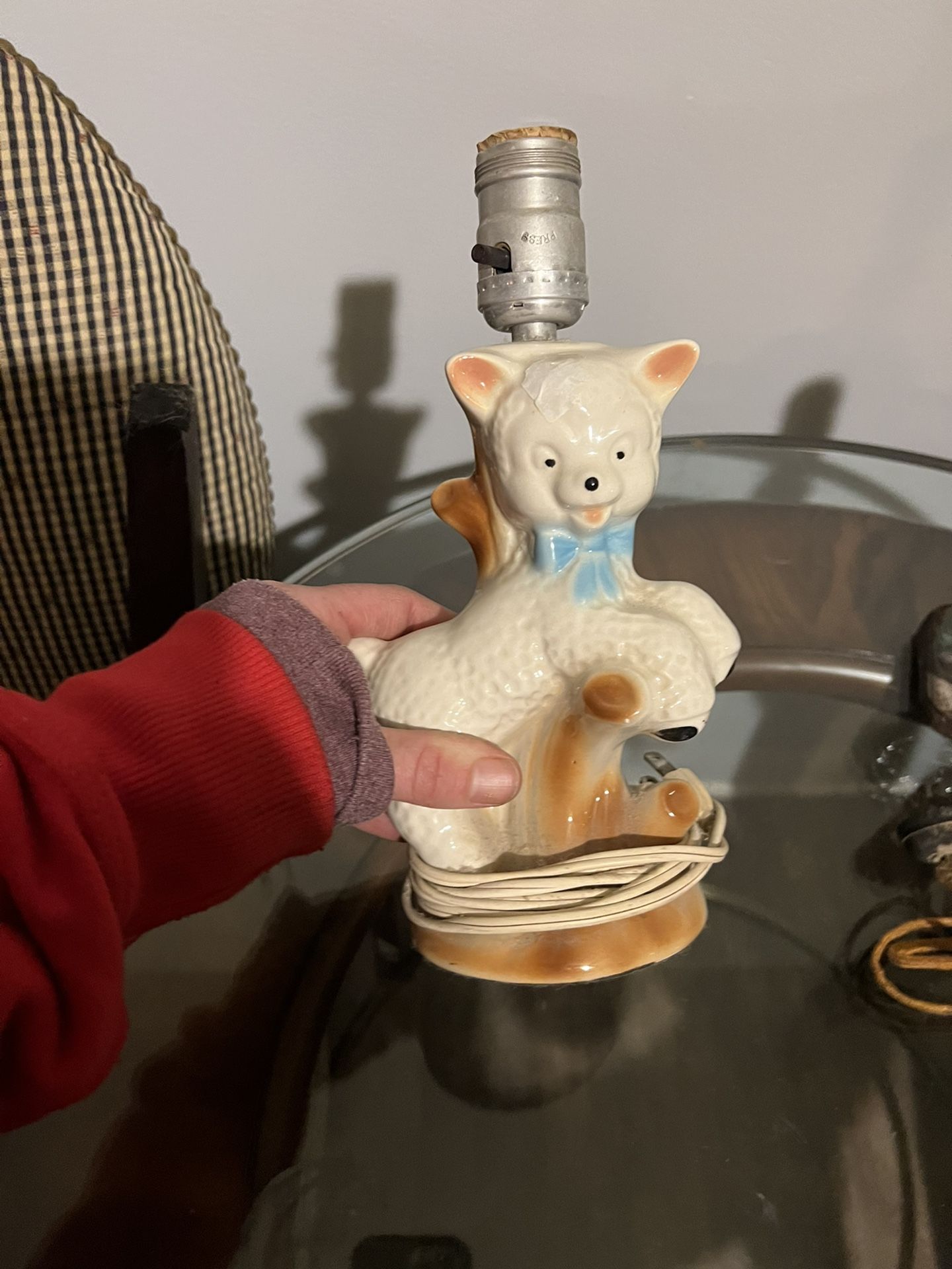 Vintage Lamb Lamp 1970s