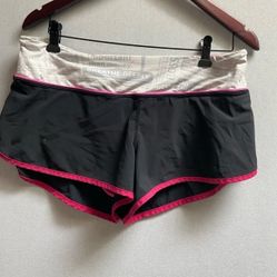 Lululemon Athletica Wet Dry Swim Running Shorts Sz 10