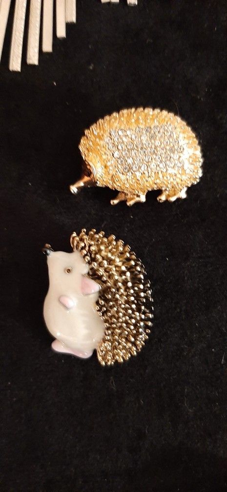 Hedgehog Pins/Brooches $10 each