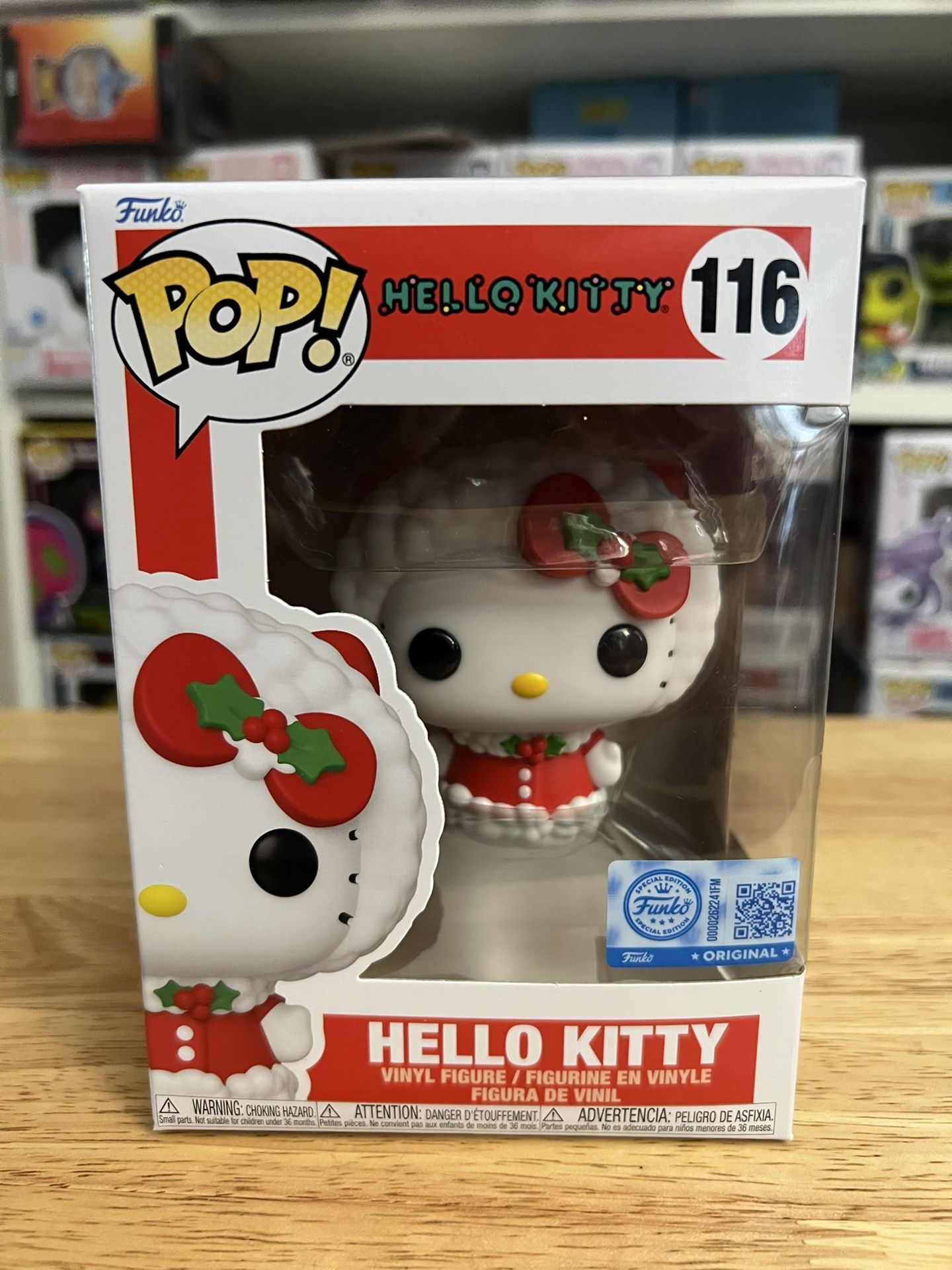 EXCLUSIVE Hello Kitty Winter Outfit Funko Pop #116 Christmas My Melody Sanrio