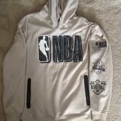 NBA Cream Licensed Apperal hoodie 
