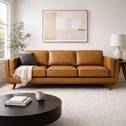 GENUINE LEATHER SOFA