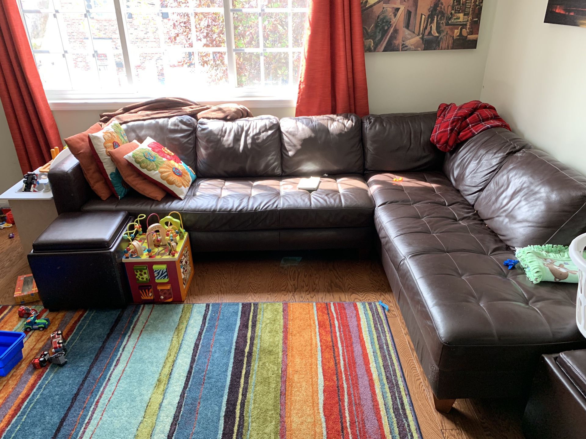 Sectional Leather Couch