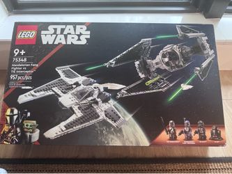 LEGO 75348 Star Wars Mandalorian Fang Fighter vs TIE Interceptor