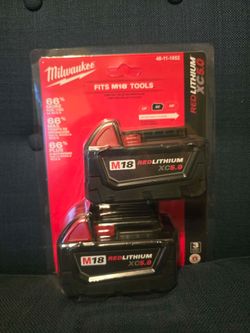 M18 18-Volt Lithium-Ion XC Extended Capacity 5.0 Ah Battery Pack (2-Pack