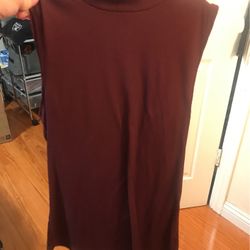 Women’s burgundy blouse