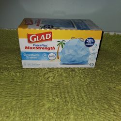 Box Glad 45 Trash Bags 13gallons 
