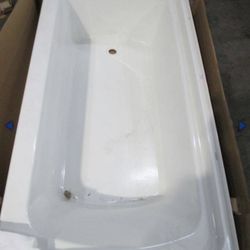 Left Hand Drain Sterling Soaking Tub