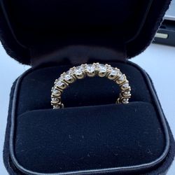 Eternity Band 14 K Gold Ring 