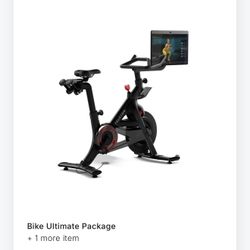 Peloton bike with Accessories 