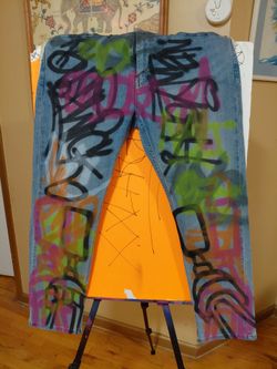 Men /Women Customized jeans made by famous Artist & Designer