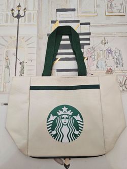 Starbucks canvas cooler bag