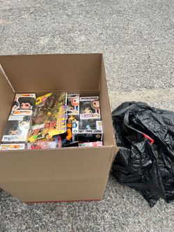 Funko pops and batman collectibles