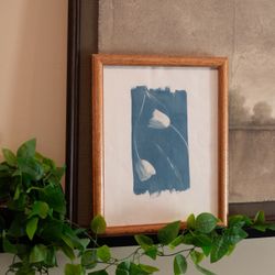 Cyanotype On Watercolor Paper - Original (11x14)