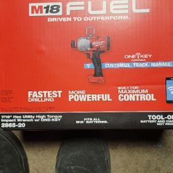 Milwaukee 2865-20 M18 FUEL 7/16" Hex Utility HTIW w/ ONE-KEY, Tool Only

