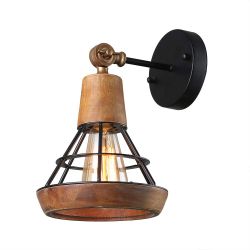 Wood Wall Sconce