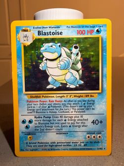 Blastoise Base Set LP 2/102 Pokemon TCG