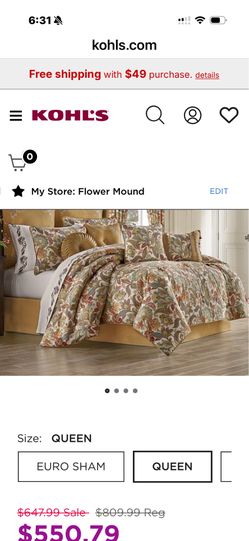 Five Queens Court comforter