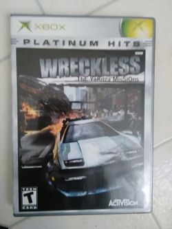 XBOX Platinum Hits Wreckless The YaKuza MisSiOns