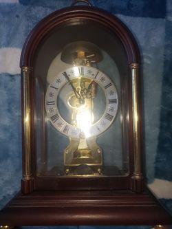 Franz Hermes Skelton Mantle Clock