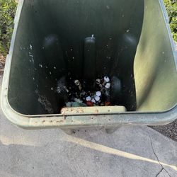 Clean trash bin