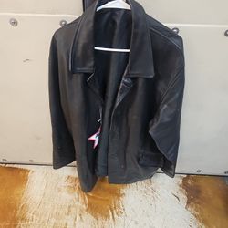 Adidas XXL Leather Jacket