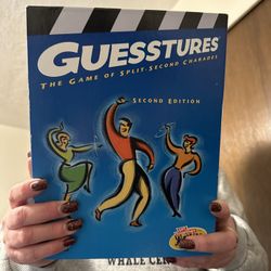 Second Edition Guesstures Game From 2003- Opened, Like New