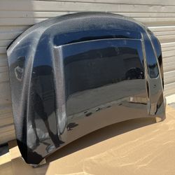 New 2011 - 2022 Jeep Grand Cherokee Carbon Creations Demon Look Hood - Part # 116322 