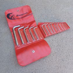 Snap On Allen Wrench Set, Standard.