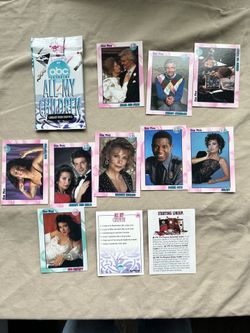 1991 “All My Children” Star Cards 