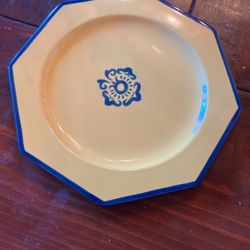 Yellow/blue French Plate