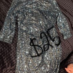 Plus Size Sequin Dress