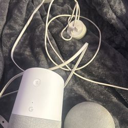 2 Google home speakers for sale
