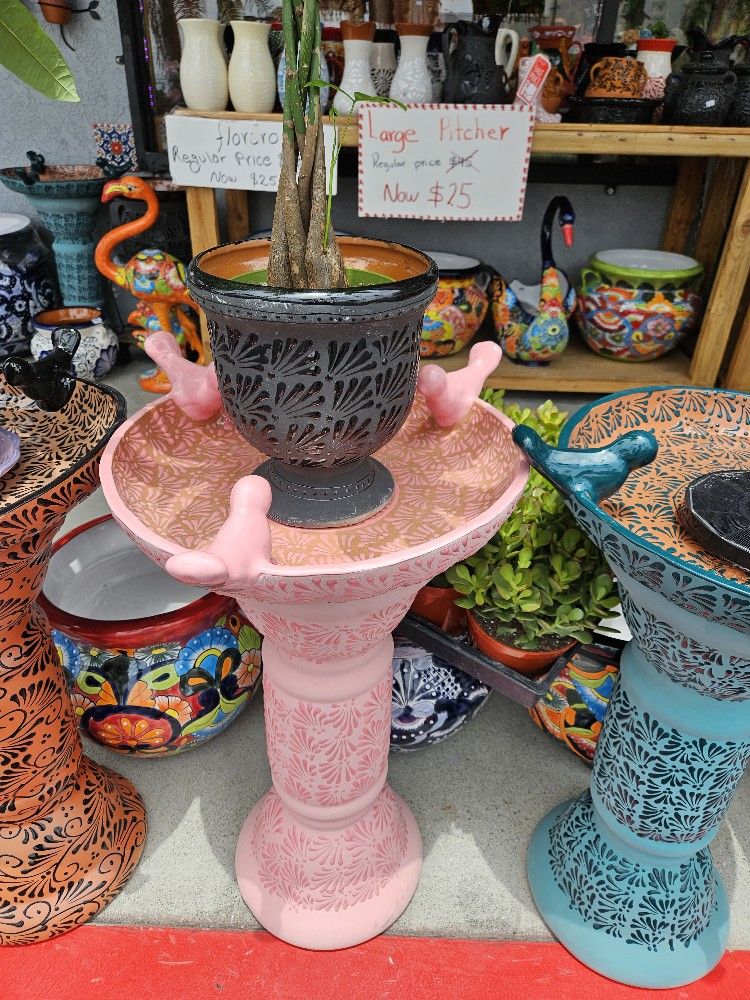 Talavera Birdbath ( Fountain) Etsy Casamxartesanalstore