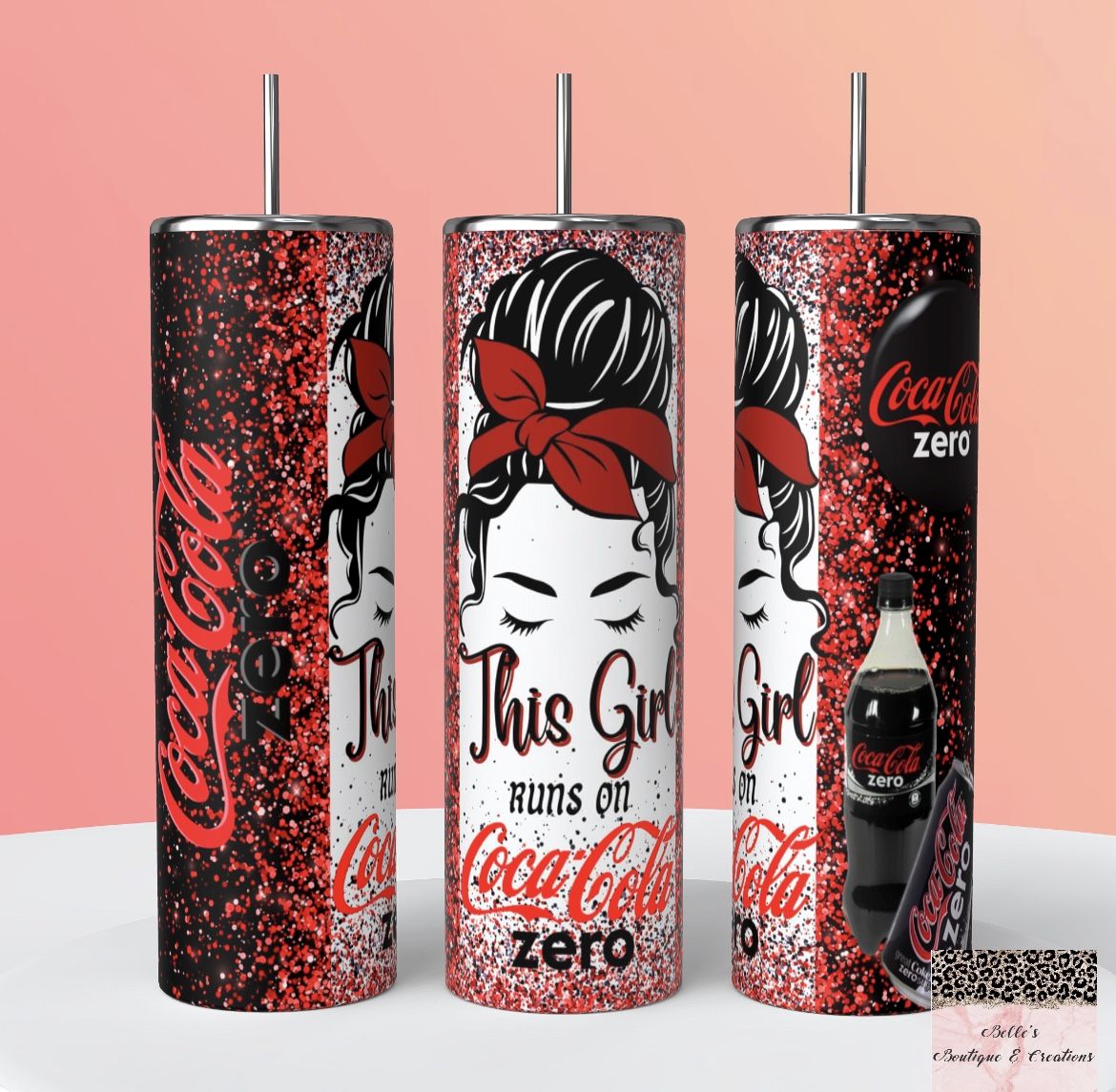 This Girl Runs On Coca Cola Zero Tumbler
