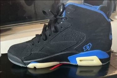 Air Jordan 6 Black Blue Sneaker Size 8