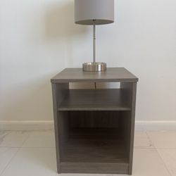 Nightstand With Lamp