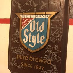 Old Advertising Beer Sign