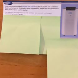 Portable Air, Conditioner, Heater, And Humidifier