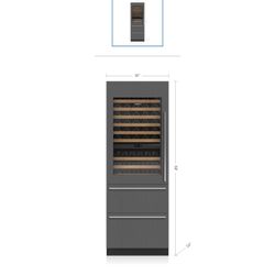 🔥 NEW – Designer Wine Storage with Refrigerator Drawers (Panel Ready) 🔥  Upgrade your luxury kitchen or bar with this brand-new 30” Designer Wine St