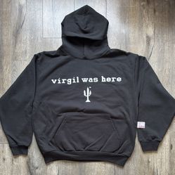Cactus Plant Flea Market CPFM VAA Virgil Abloh Virgil Was Here Hoodie Mens Size XL, Large, XXL