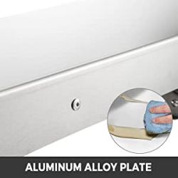 Concession Shelf 96 in. L x 12 in. W Stainless Steel Drop Down Folding Serving Food Shelf