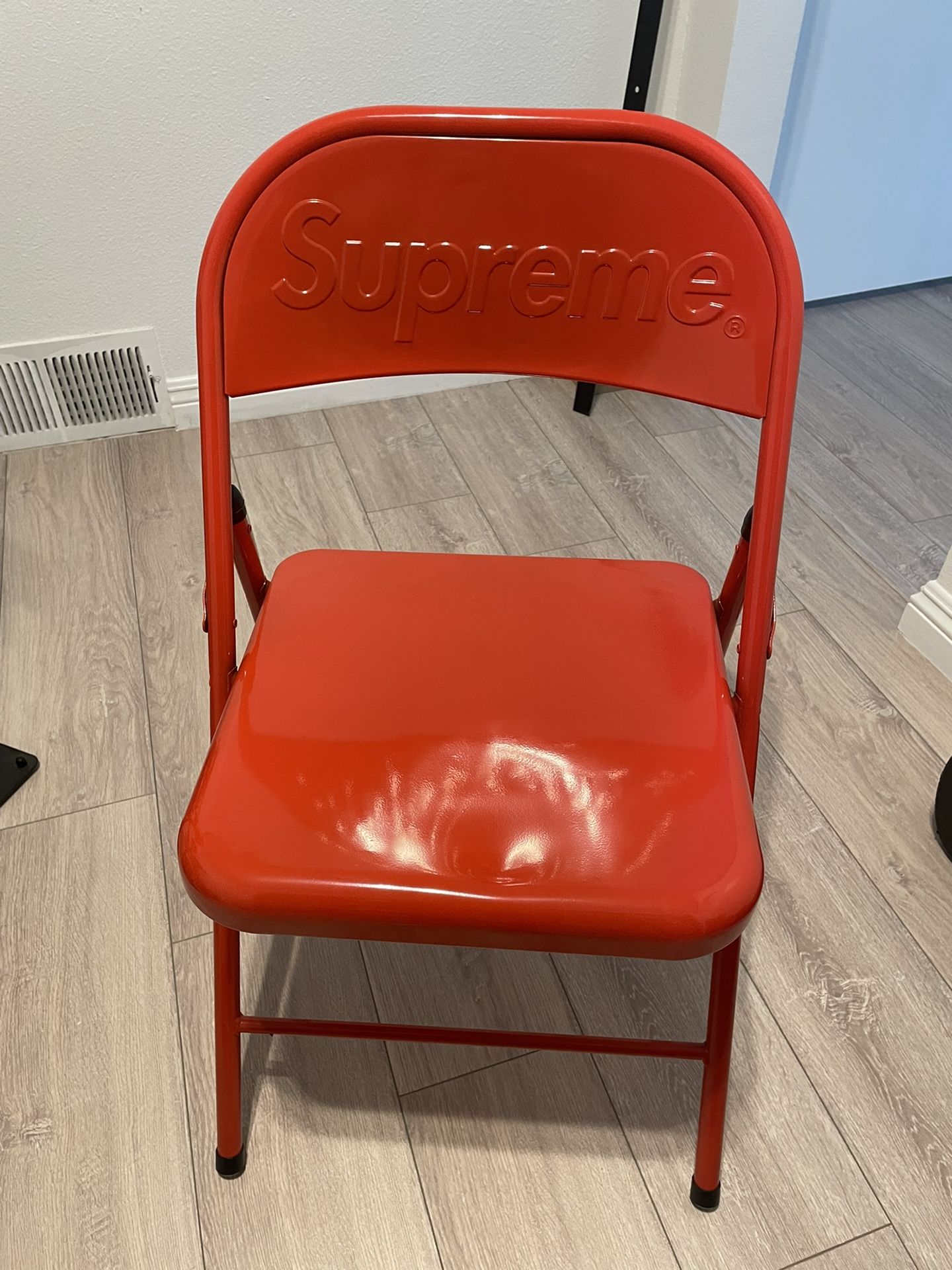 Supreme Metal Folding Chair for Sale in Chino Hills, CA - OfferUp