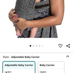 Boppy Adjustable Baby Carrier 