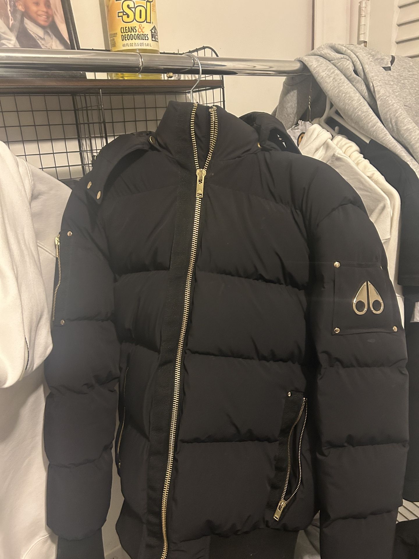 Moose Knuckles stagg bomber gold collection size M