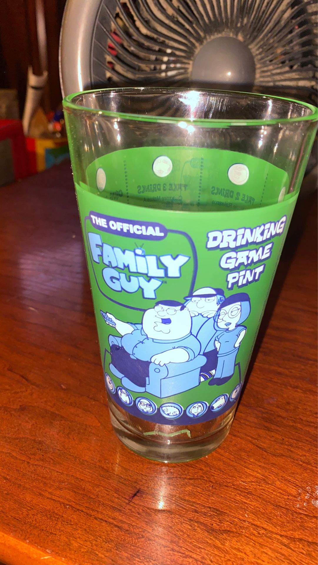 The official family guy drinking game pint