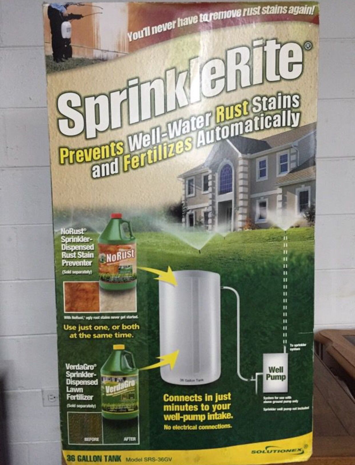 SprinkleRite Tank System for Lawn and Landscape