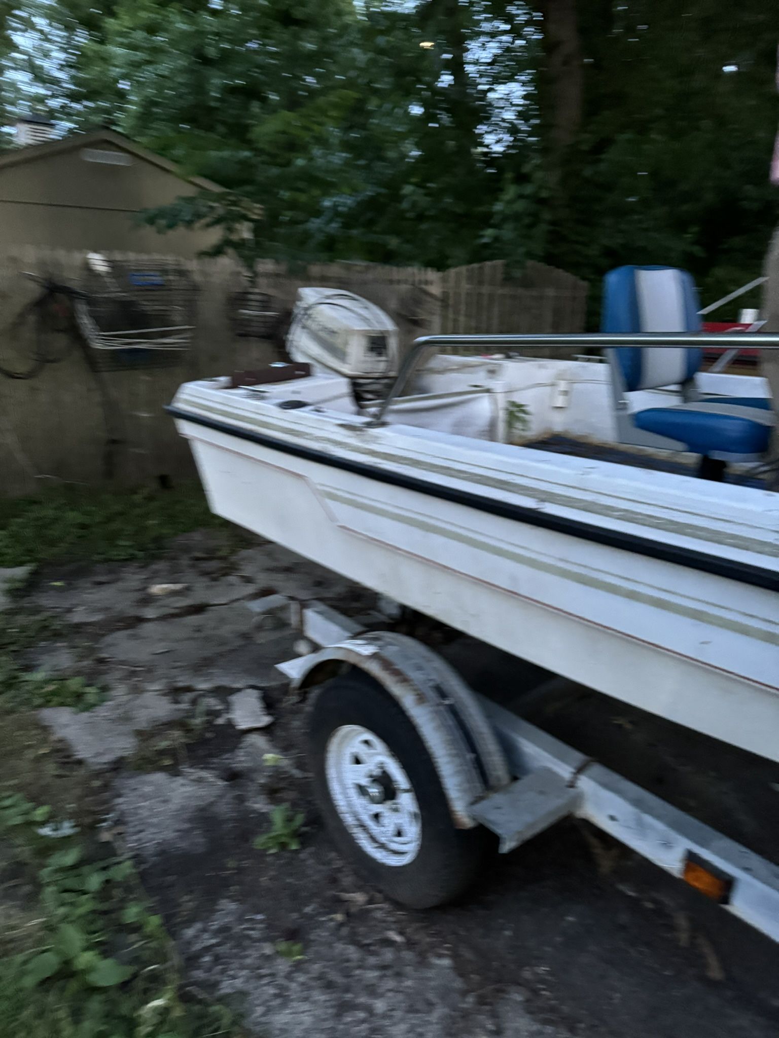 Boat And Traila 14.5ft